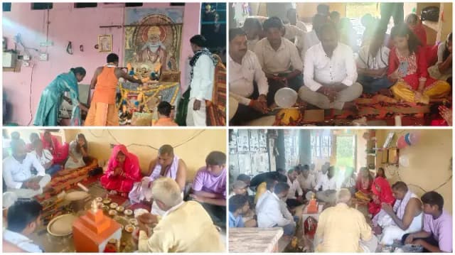 Sonbhadra News: बभनी में श्रद्धा और उत्साह के साथ मनाई गई विश्वकर्मा पूजा.