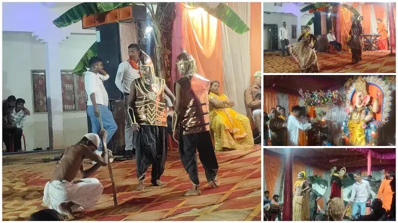 Sonbhadra News: असनहर में गणेश उत्सव की धूम, भव्य झांकियों ने मोहा मन, भजनों पर झूमे हजारों भक्त.