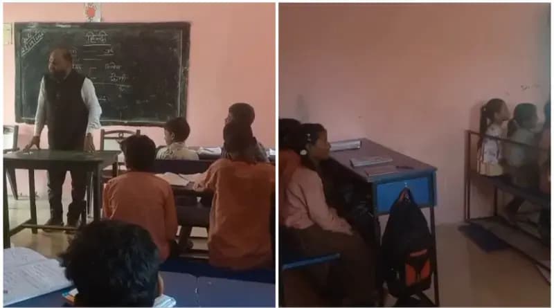 Sonbhadra News: ‘कुत्ता’ के पर्यायवाची में ‘झबरुआ’ पढ़ाने का वीडियो वायरल, शिक्षा विभाग ने जांच के दिए संकेत.