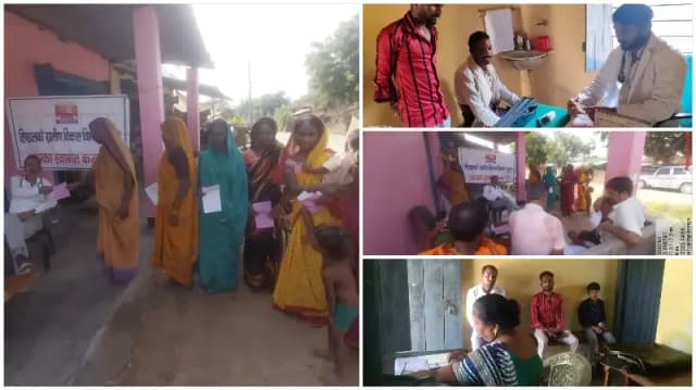 Sonbhadra News: हिंडालको के मेडिकल कैंप में 656 मरीजों की जांच, ग्रामीणों को बांटी गईं दवाइयां.