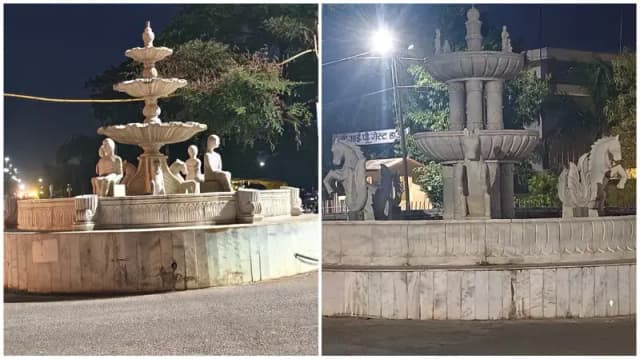Sonbhadra News: ओबरा में सुंदरीकरण के नाम पर लाखों खर्च, लाइटें बंद तो फव्वारे भी सूखे; रखरखाव पर उठे सवाल.