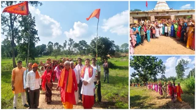 Sonbhadra News: बभनी में शारदीय नवरात्रि की धूम, 42 स्थानों पर सजे दुर्गा पूजा पंडाल; कलश यात्रा में उमड़े श्रद्धालु.