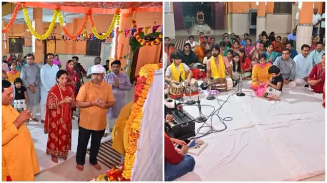 Sonbhadra News: एनटीपीसी रिहंदेश्वर धाम में भव्य भगवती जागरण, भजनों पर देर रात तक झूमे श्रद्धालु.