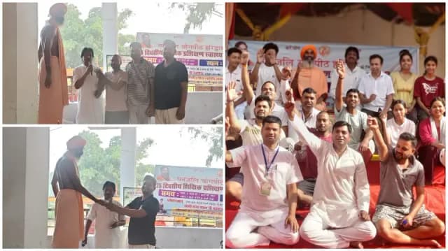 Sonbhadra News: पतंजलि योग प्रशिक्षण शिविर की परीक्षा में 50 प्रतिभागी सफल, वरुण कुमार रहे प्रथम.
