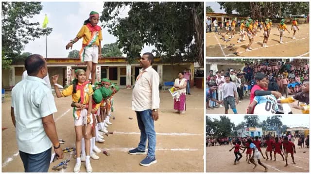 Sonbhadra News: खेलकूद प्रतियोगिता में बच्चों ने दिखाया दमखम, विजेता ब्लॉक स्तर के लिए चयनित.