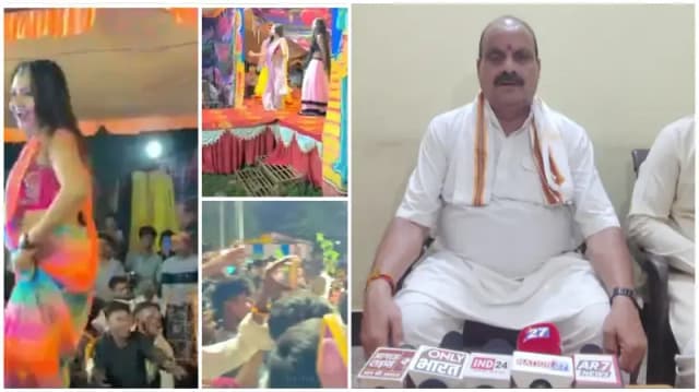 Sonbhadra News: रामलीला मंच पर भोजपुरी गाने पर डांस का वीडियो वायरल, धार्मिक मर्यादा को लेकर उठे सवाल.