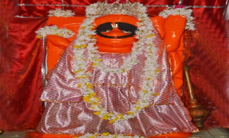 वैष्णव रामशाला में स्थित हनुमान जी की प्रतिमा