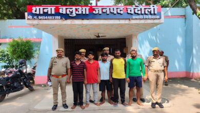 बलुआ पुलिस की गिरफ्त में पांचो अन्तर्राज्यीय गोवंश तस्कर