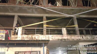 वीडीए द्वारा सील किया गया निर्माणाधीन दो मंजिला मकान