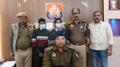 रॉबर्ट्सगंज पुलिस कि गिरफ्त में आरोपी सगे भाई