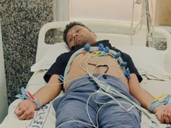 मंडल लोको रेलवे अस्पताल में भर्ती सीनियर सेक्शन इंजीनियर शिव कुमार