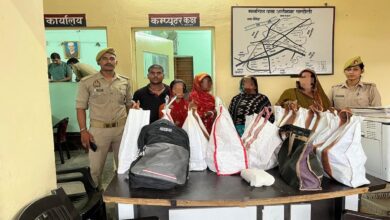 अलीनगर पुलिस की गिरफ्त में शराब तस्कर बरामद शराब
