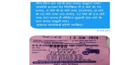 रेल यात्री द्वारा सोशल साइट X पर की गयी शिकायत