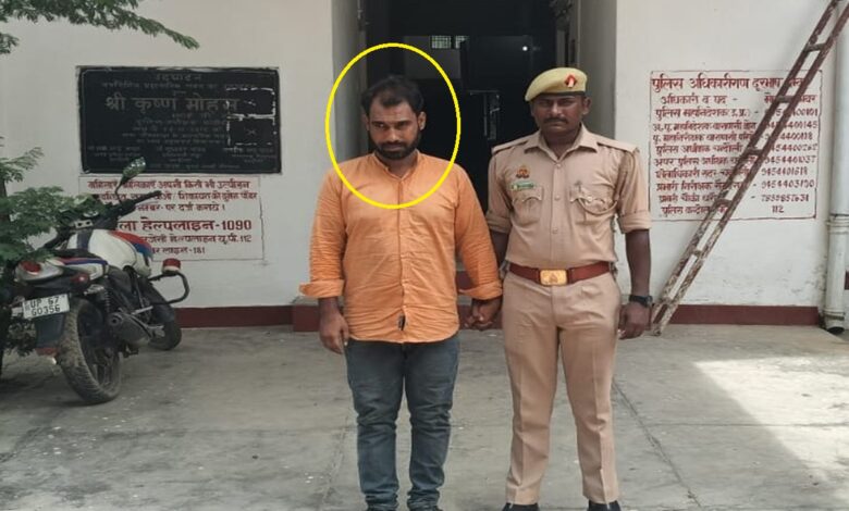 सैयदराजा पुलिस की गिरफ्त में इनामिया बदमाश
